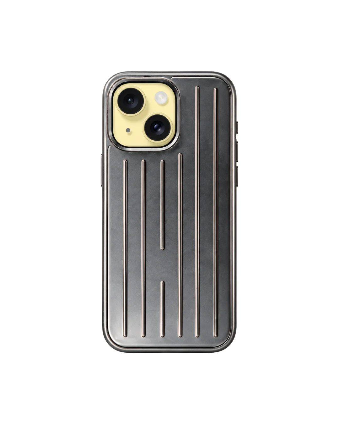 Royalty Cases Aluminium Case for iPhone 15 in Silver, view 3
