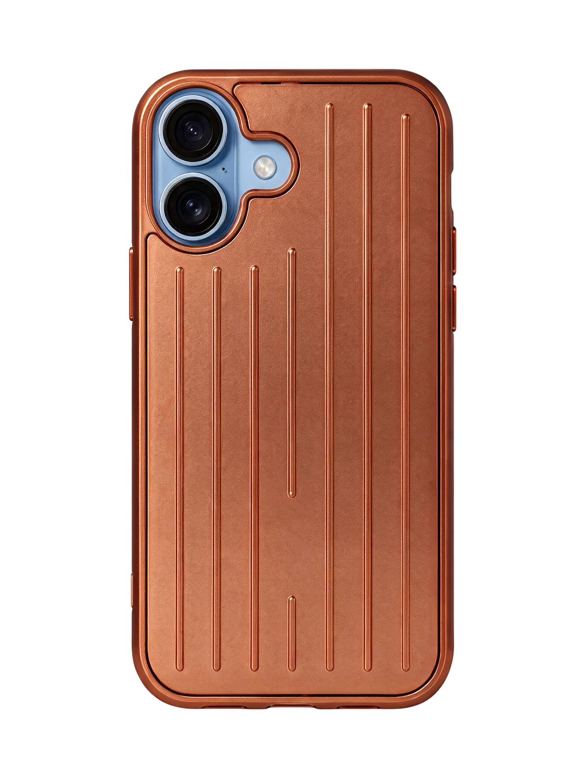 Royalty Cases Aluminium Case for iPhone 16 in Orange, view 3