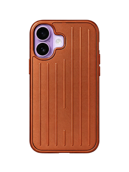 Royalty Cases Aluminium Case for iPhone 16 in Orange, view 4