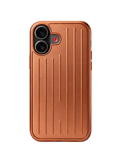 Royalty Cases Aluminium Case for iPhone 16 Plus in Orange, view 1