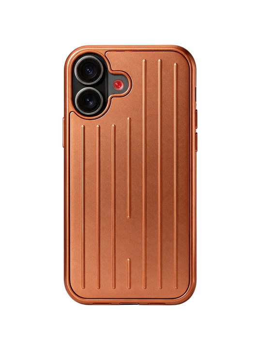 Royalty Cases Aluminium Case for iPhone 16 Plus in Orange, view 1