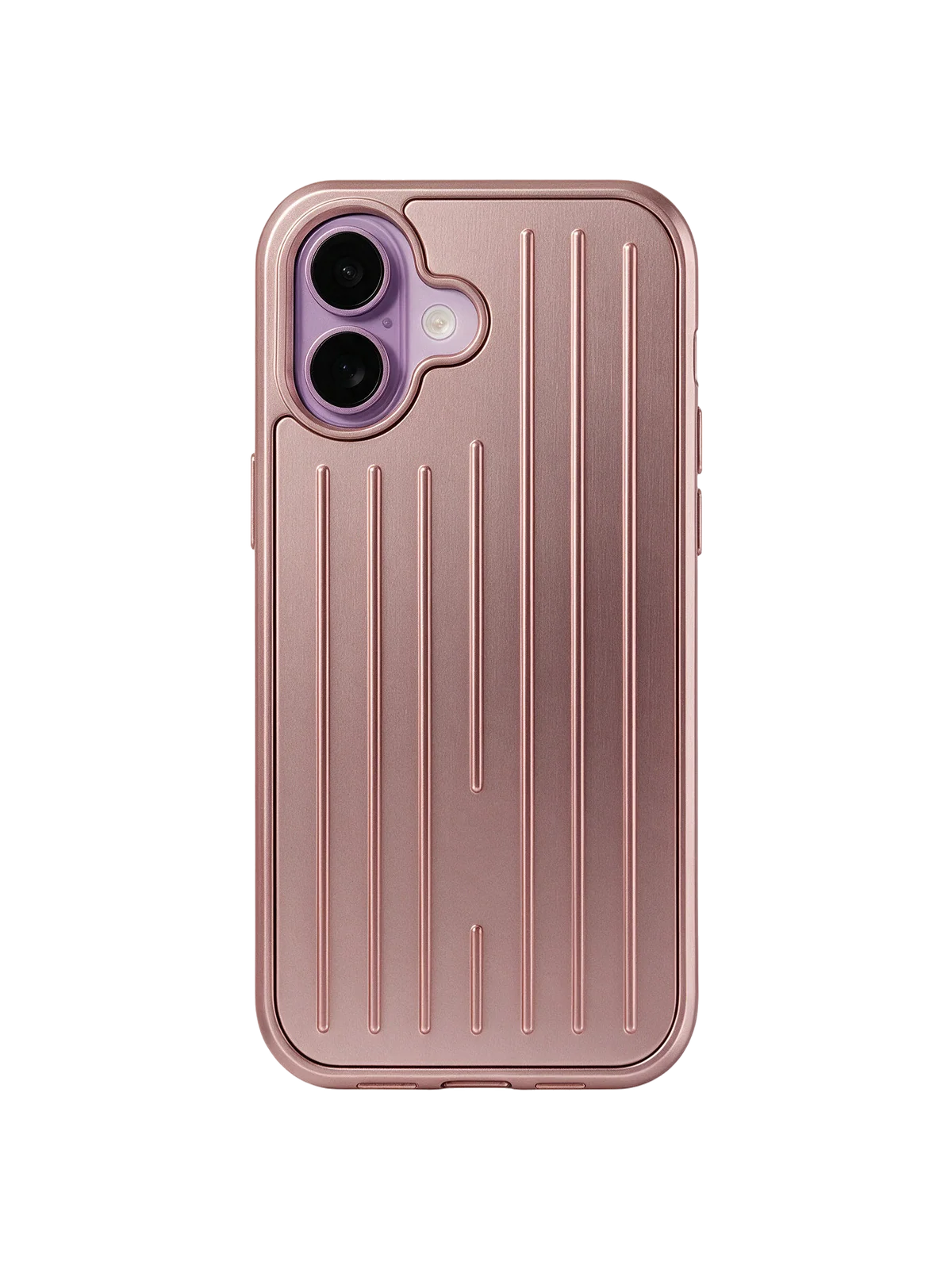 Royalty Cases Aluminium Case for iPhone 16 Plus in Rose Gold, view 1