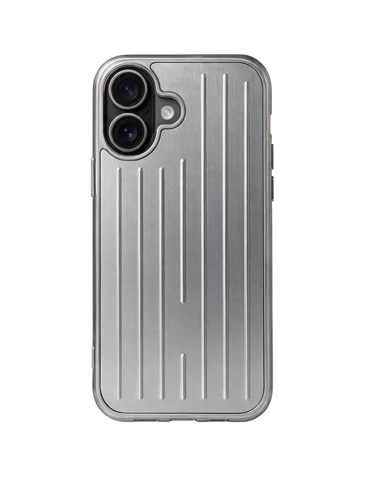 Royalty Cases Aluminium Case for iPhone 16 Plus in Silver, view 1