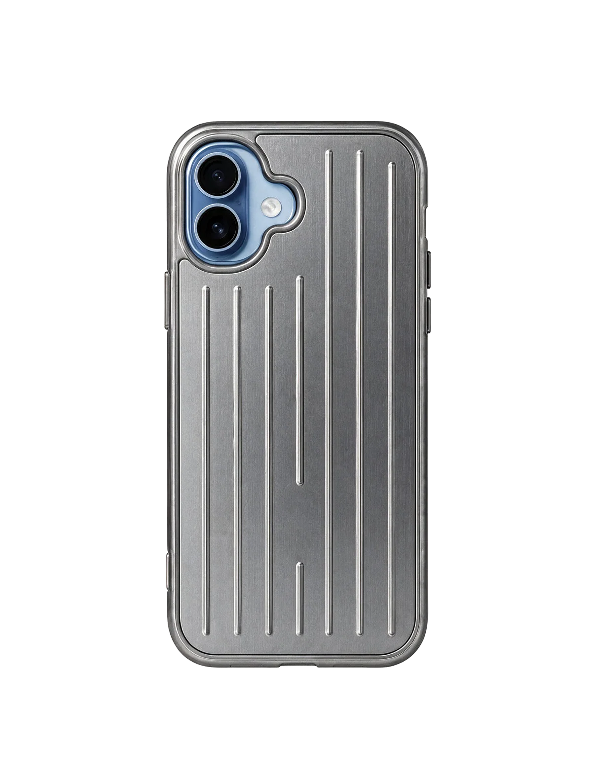 Royalty Cases Aluminium Case for iPhone 16 Plus in Silver, view 2