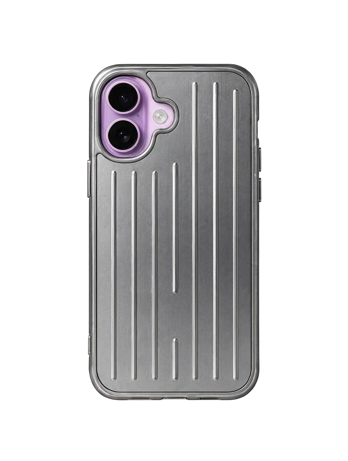 Royalty Cases Aluminium Case for iPhone 16 Plus in Silver, view 3