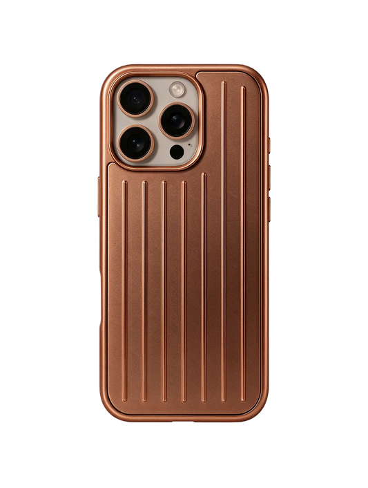 Royalty Cases Aluminium Case for iPhone 16 Pro Max in Orange, view 1