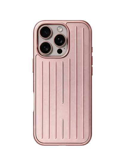 Royalty Cases Aluminium Case for iPhone 16 Pro Max in Rose Gold, view 1