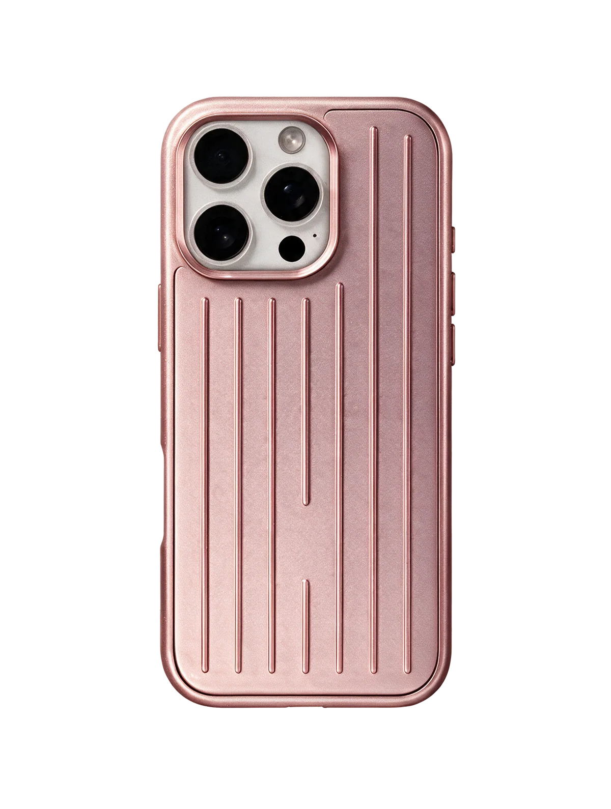 Royalty Cases Aluminium Case for iPhone 16 Pro Max in Rose Gold, view 2
