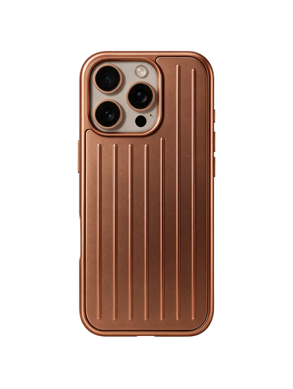 Royalty Cases Aluminium Case for iPhone 16 Pro in Orange, view 1
