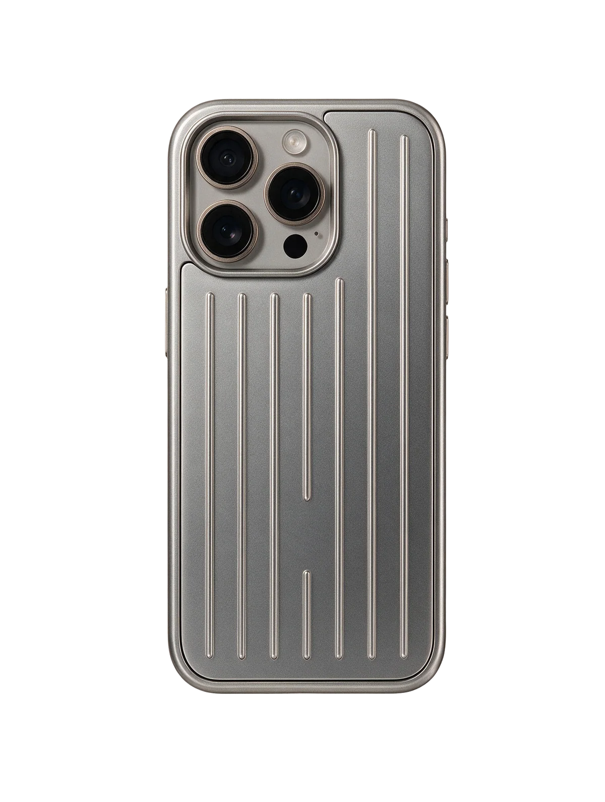 Royalty Cases Aluminium Case for iPhone 16 Pro in Silver, view 1