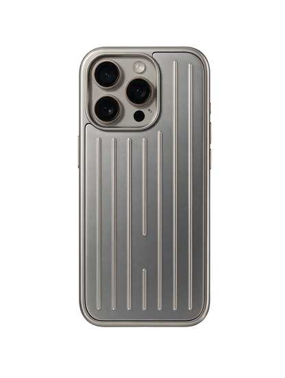 Royalty Cases Aluminium Case for iPhone 16 Pro in Silver, view 1