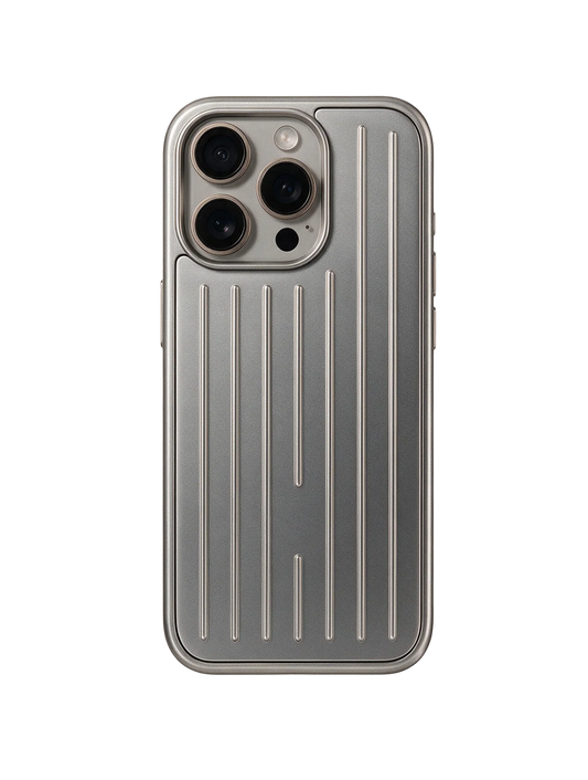 Royalty Cases Aluminium Case for iPhone 16 Pro in Silver, view 1