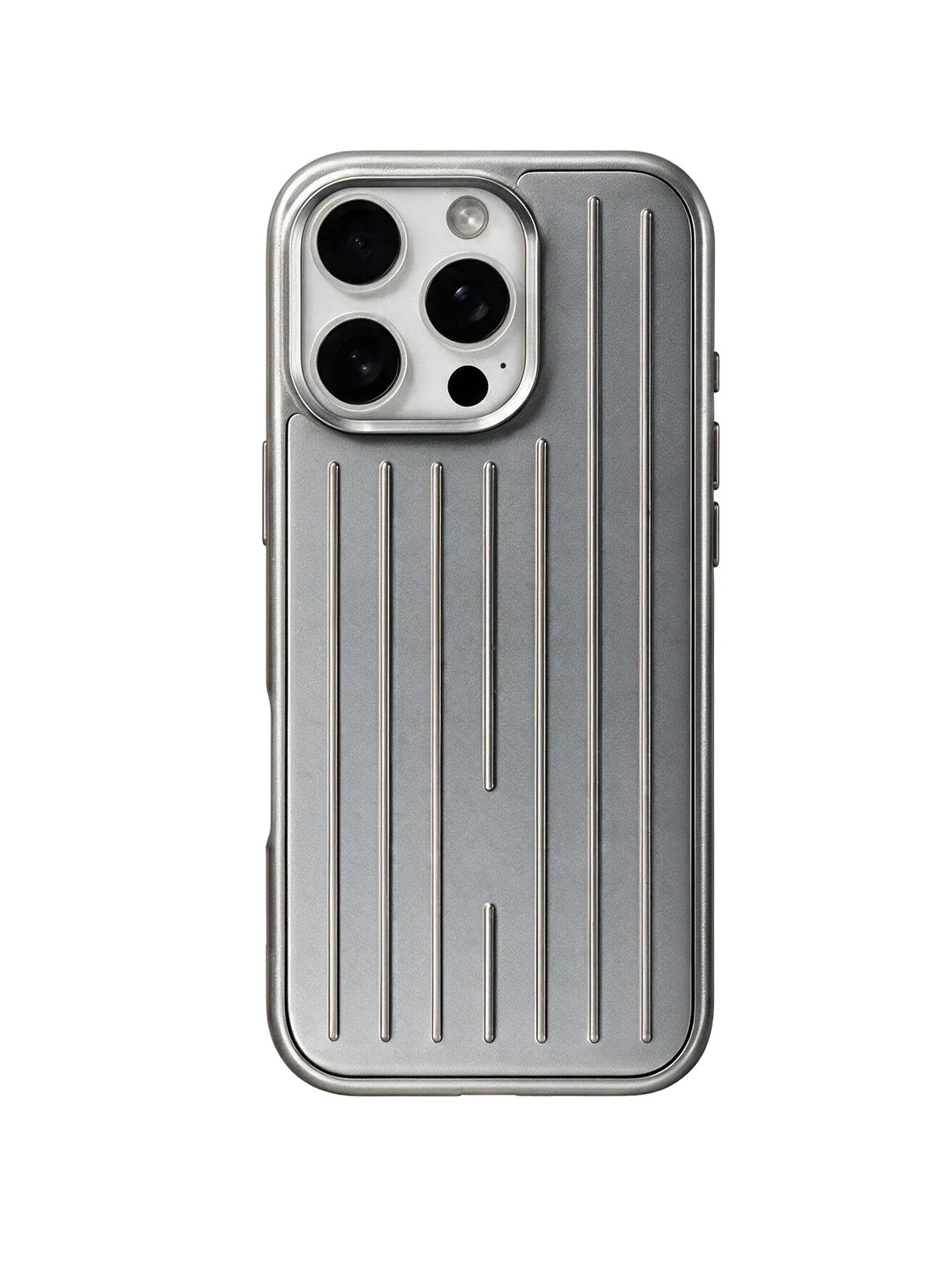 Royalty Cases Aluminium Case for iPhone 16 Pro in Silver, view 2