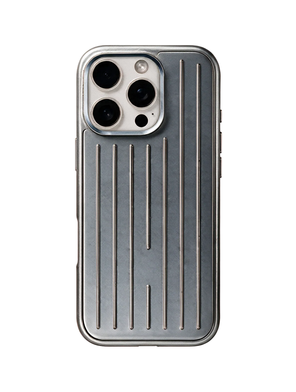 Royalty Cases Aluminium Case for iPhone 16 Pro in Silver, view 3
