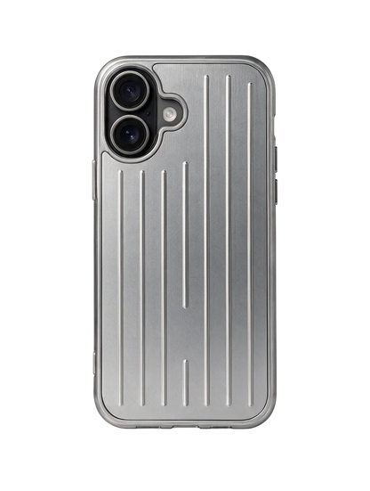 Royalty Cases Aluminium Case for iPhone 16 in Silver, view 1