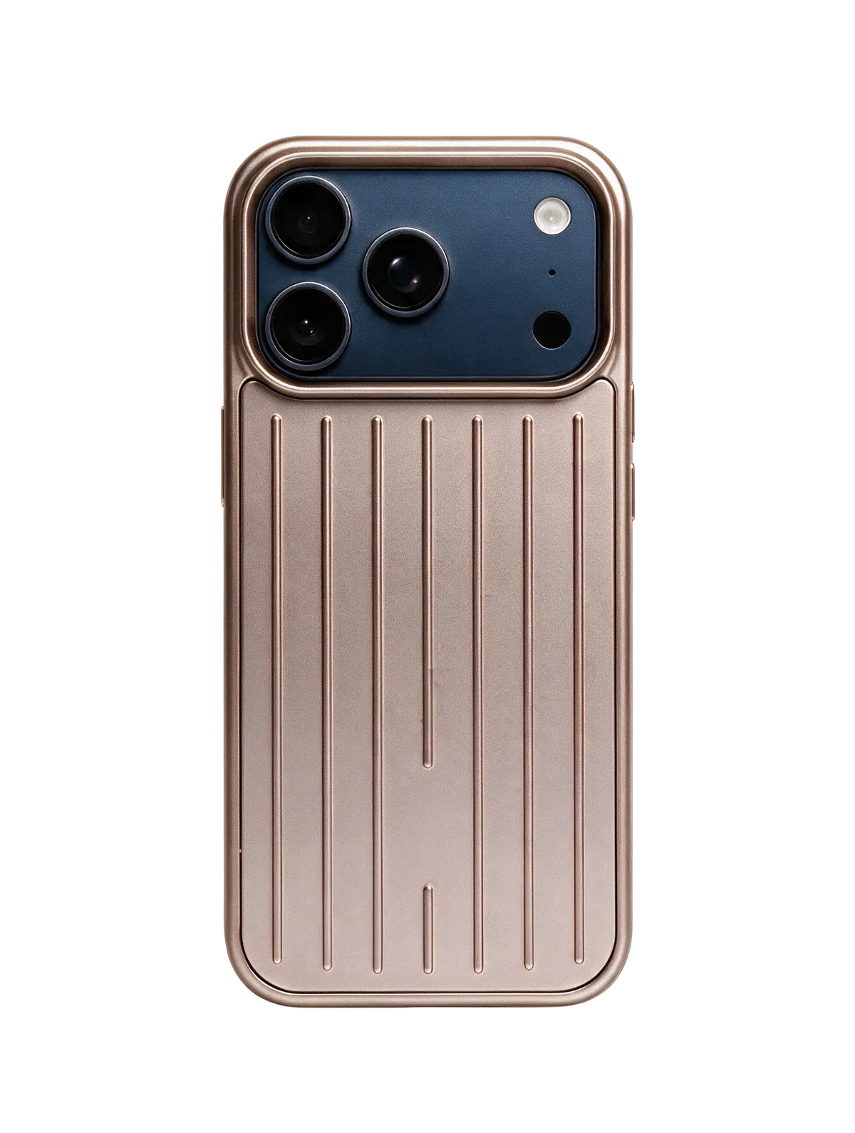Royalty Cases Aluminium Case for iPhone 17 Pro in Rose Gold, view 1