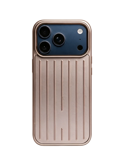Royalty Cases Aluminium Case for iPhone 17 Pro in Rose Gold, view 1