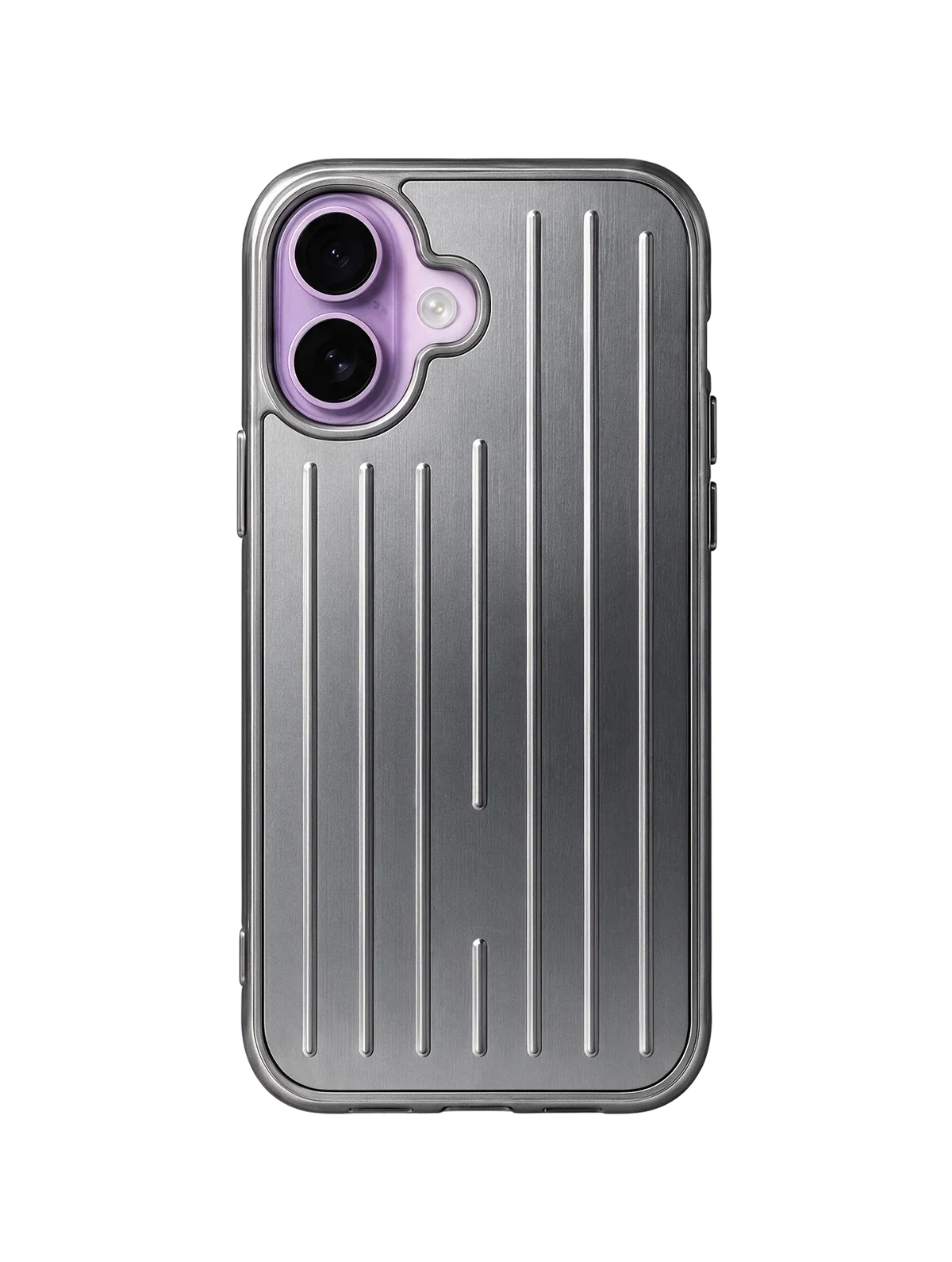 Royalty Cases Aluminium Case for iPhone 17 in Silver, view 1