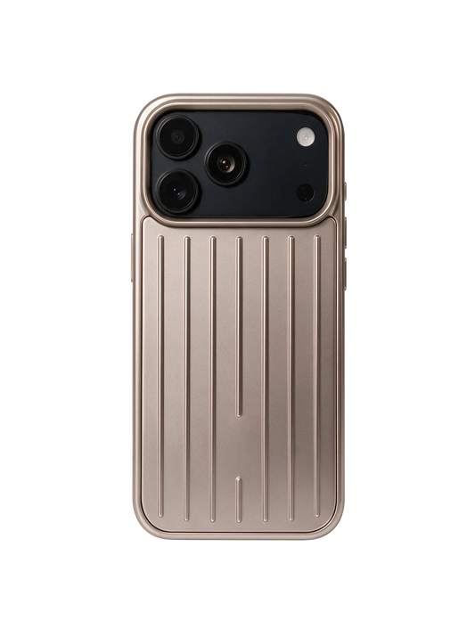 Royalty Cases Aluminium Case for iPhone 18 Pro Max in Rose Gold, view 1