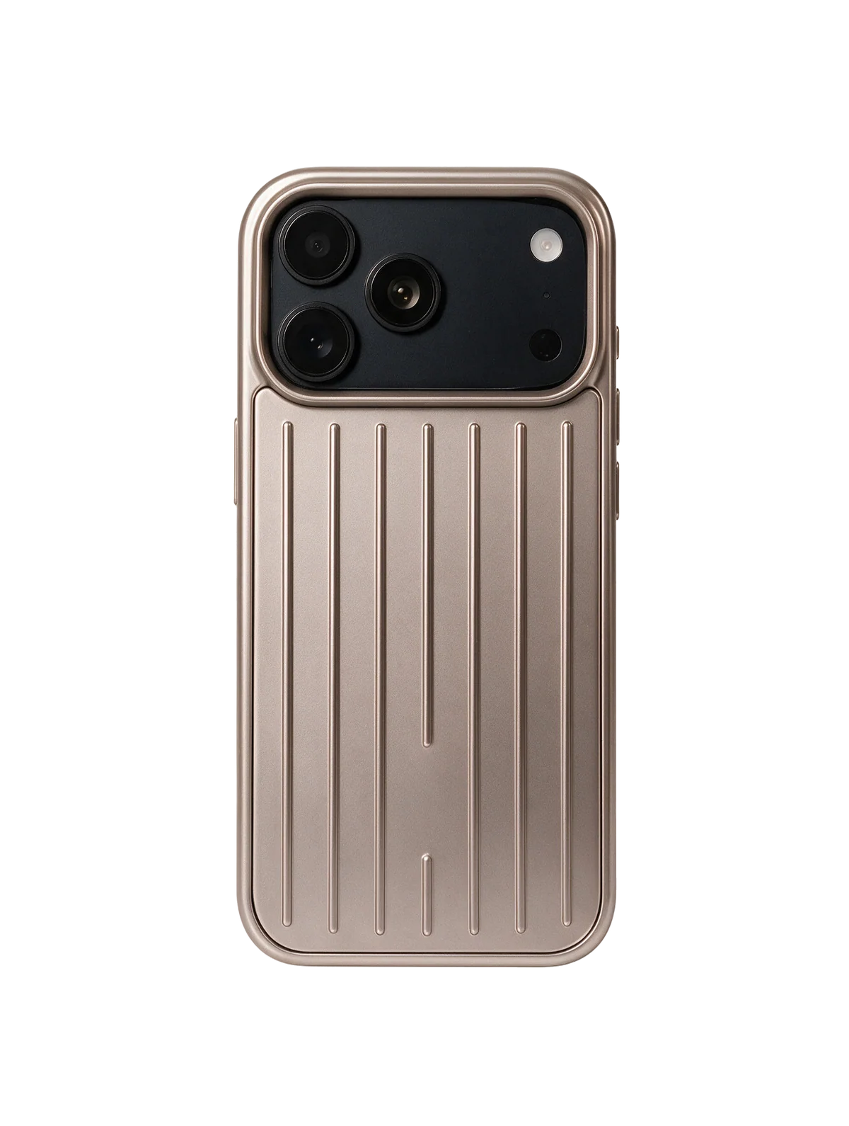 Royalty Cases Aluminium Case for iPhone 18 Pro in Rose Gold, view 1