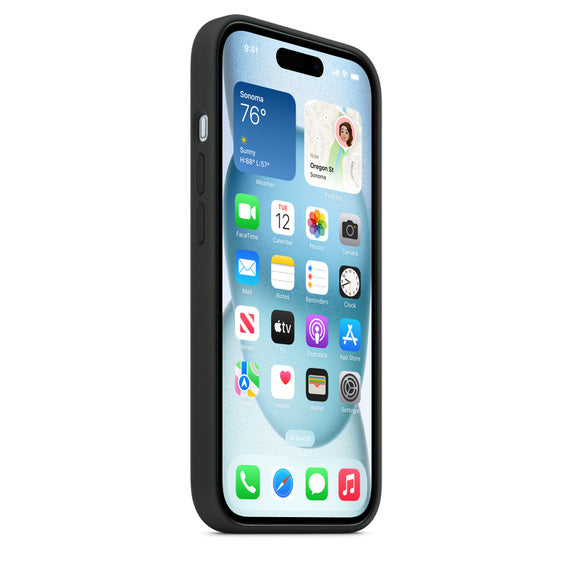 Silicone Case - Black (iPhone 15)