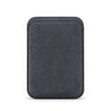 Velluto MagSafe Wallet in Graphite suede, outer side