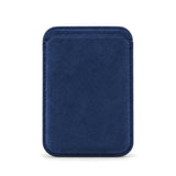 Velluto MagSafe Wallet in Navy suede, outer side