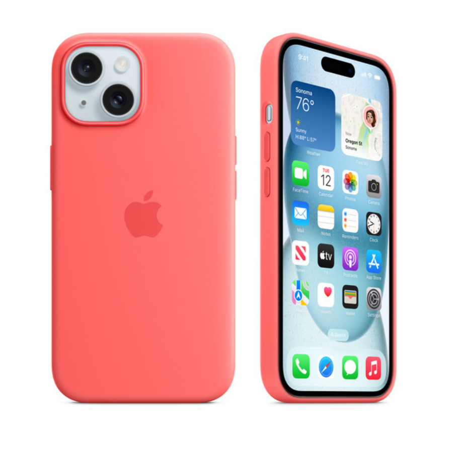 Silicone Case - Guava (iPhone 15)