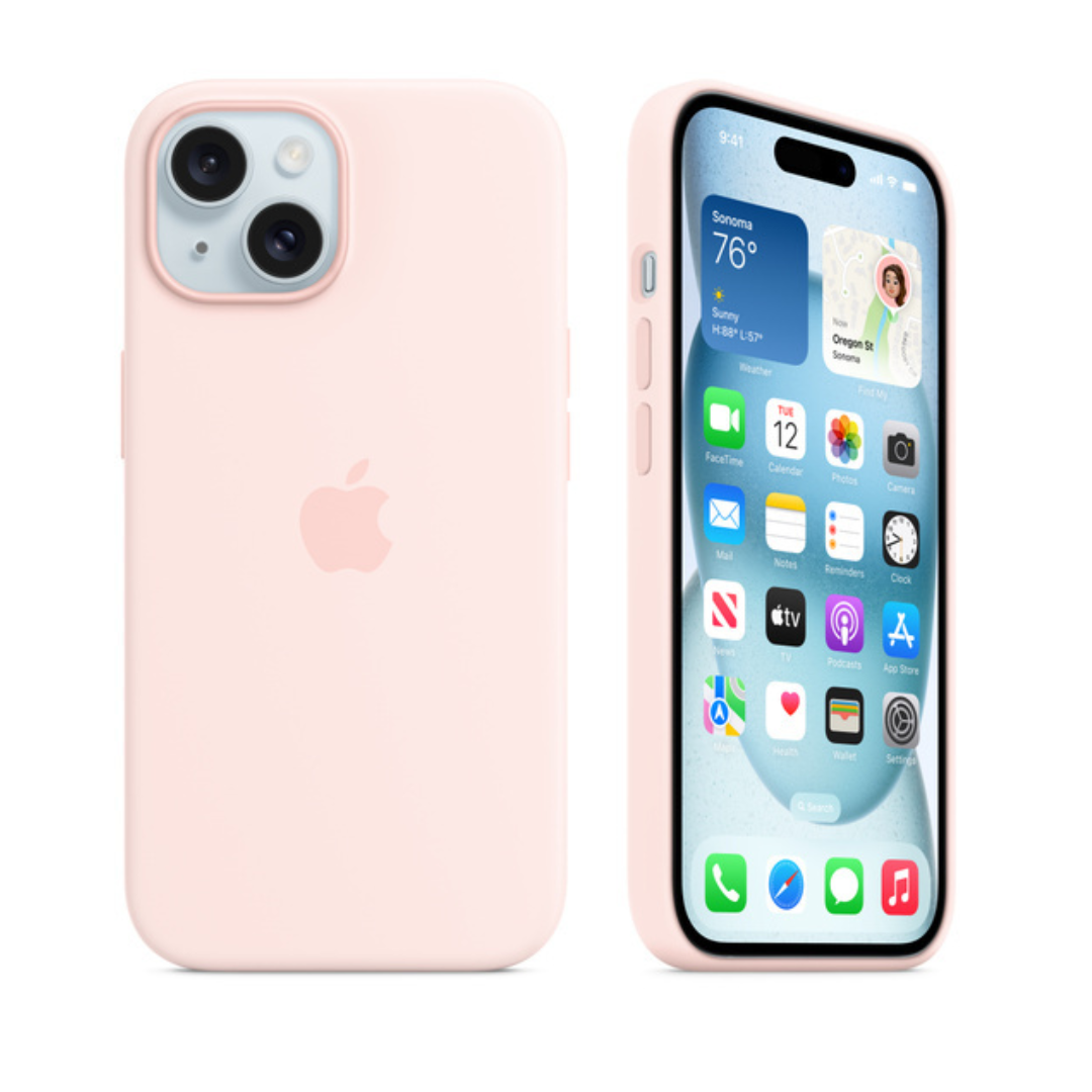 Silicone Case - Light Pink (iPhone 15)