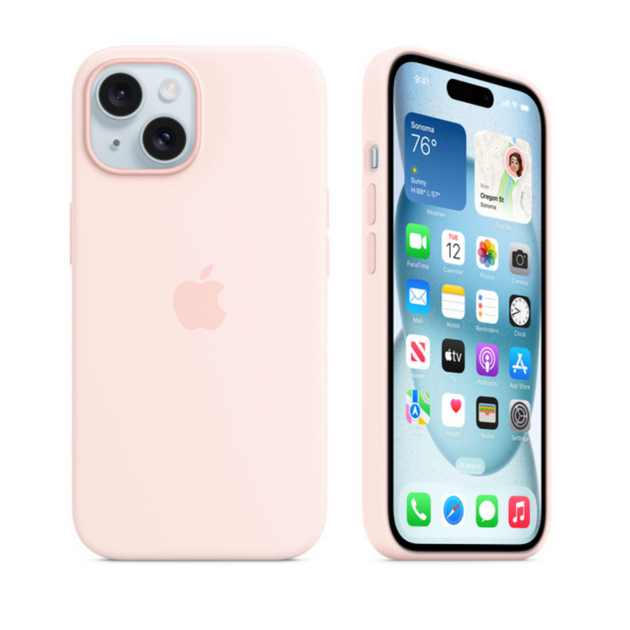 Silicone Case - Light Pink (iPhone 15)