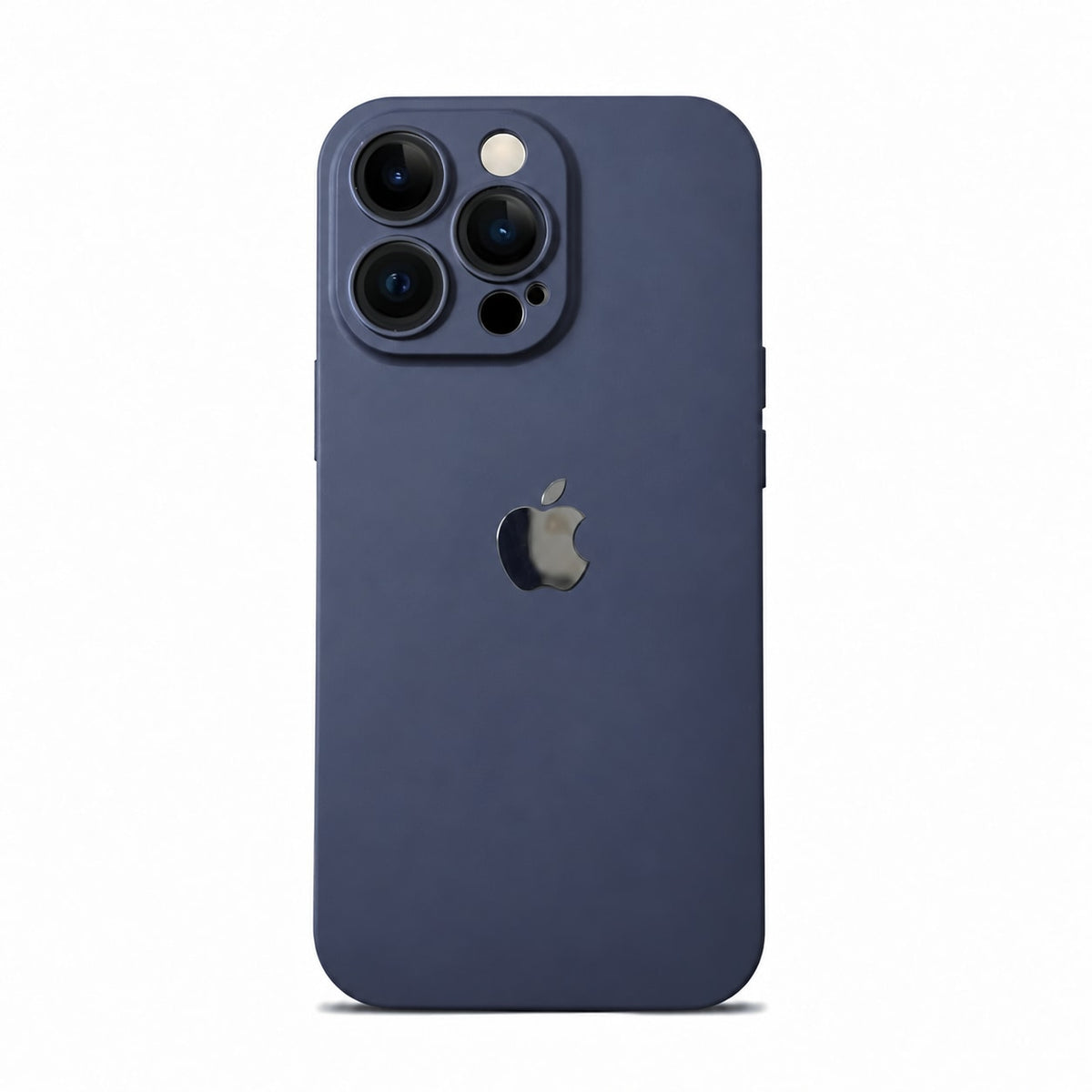Matte Premium Navy Blue case for iPhone 12 to 16 Pro