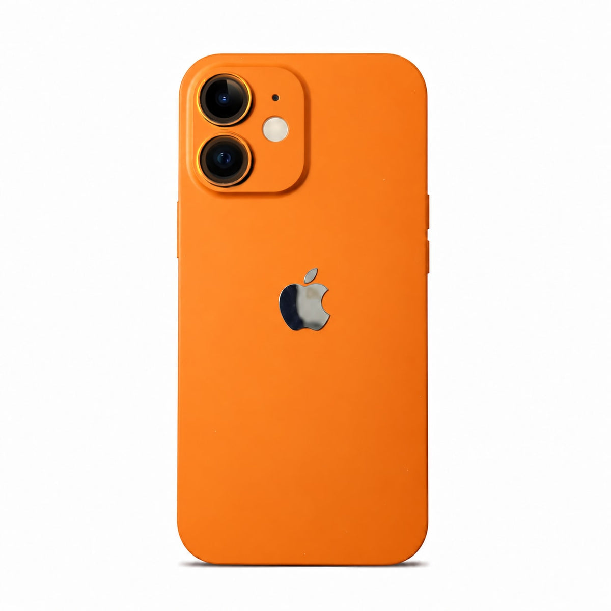 Matte Premium Orange case for iPhone 12