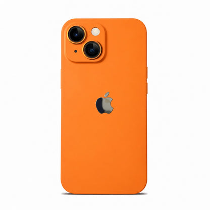 Matte Premium Orange case for iPhone 13, 14 and 15