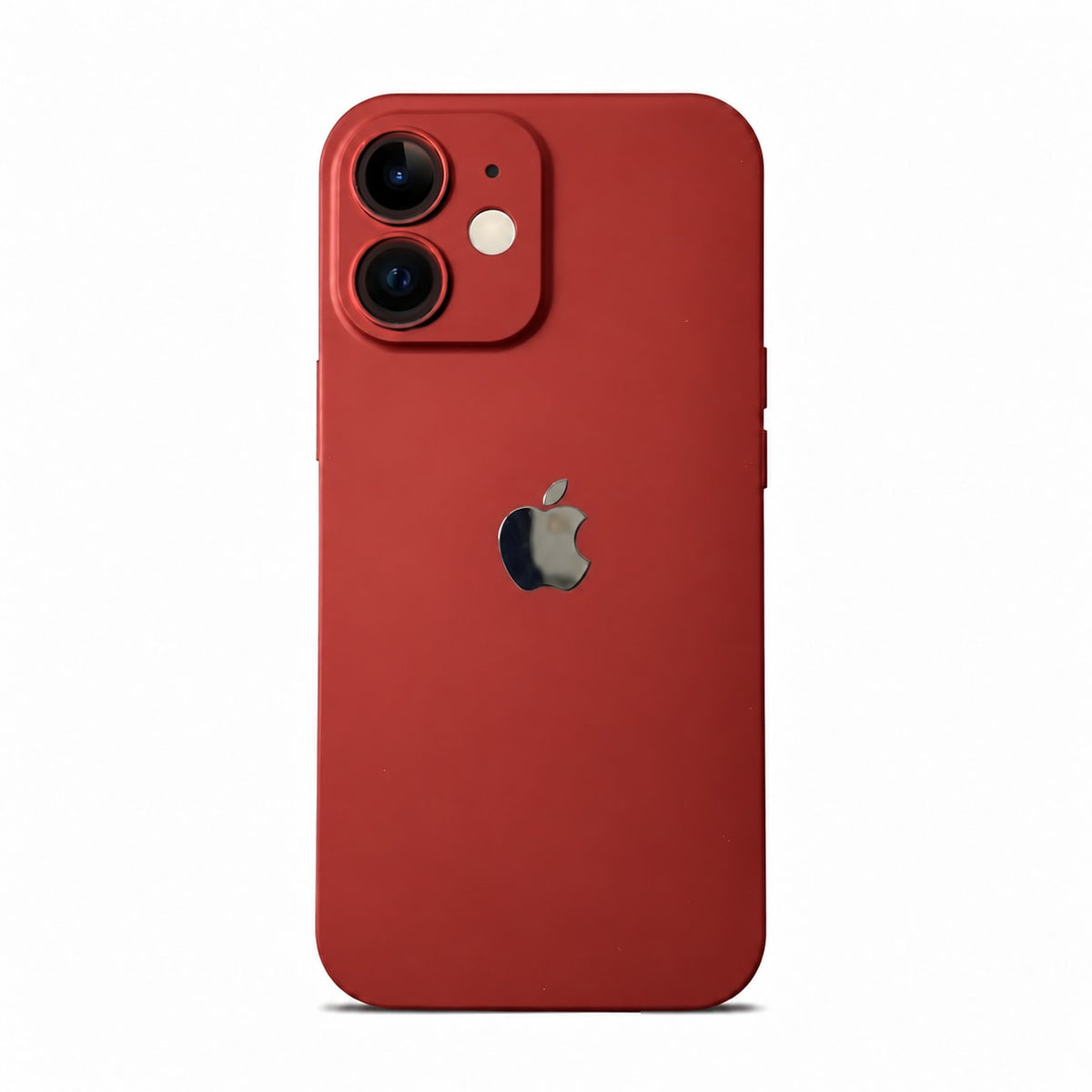 Matte Premium Red case for iPhone 12
