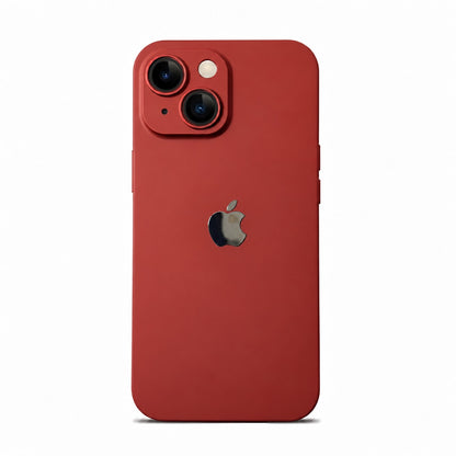 Matte Premium Red case for iPhone 13, 14 and 15