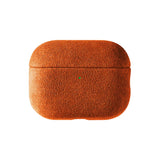 Velluto AirPods Case in Orange suede