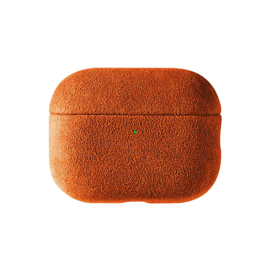 Velluto AirPods Case in Orange suede