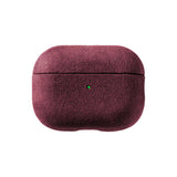 Velluto AirPods Case in Burgundy suede