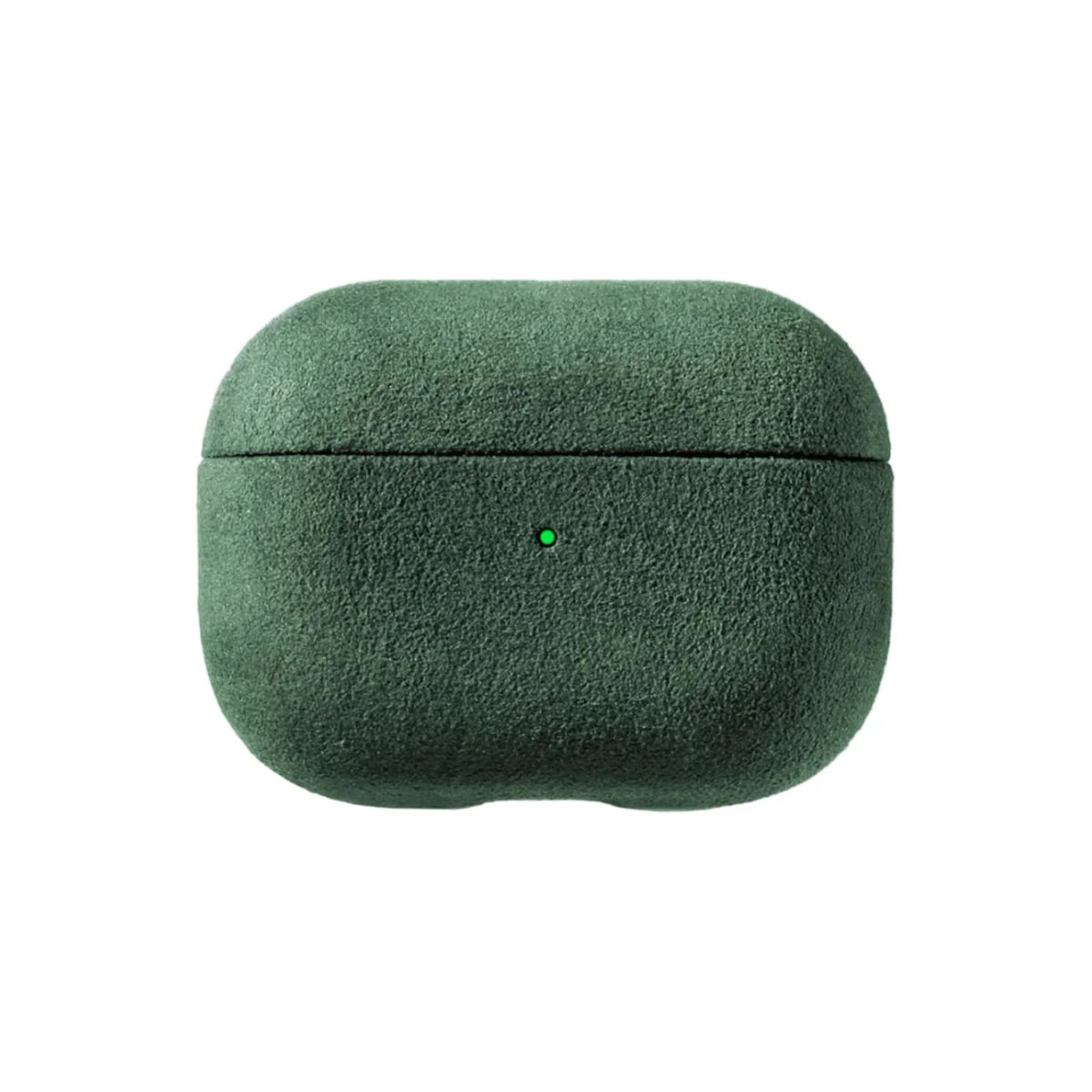 Velluto AirPods Case in Forest Green suede