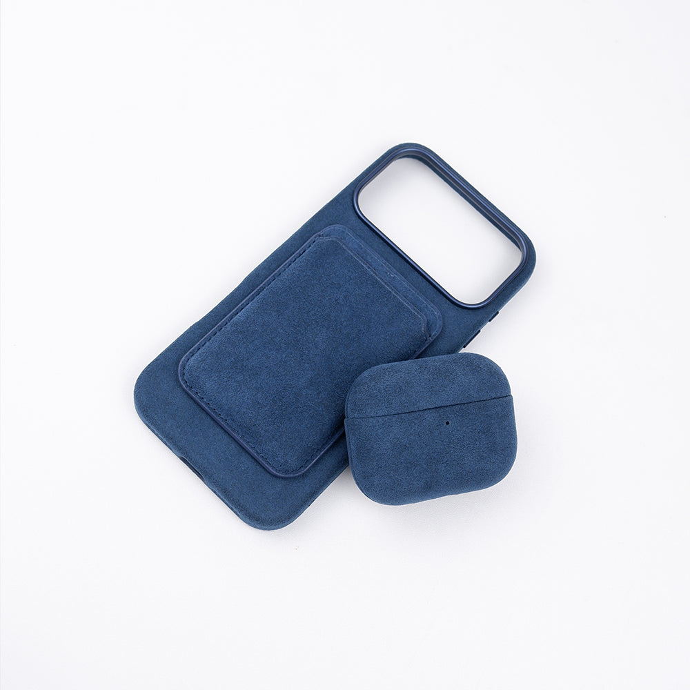 Velluto Case, MagSafe Wallet and AirPods Case in Navy