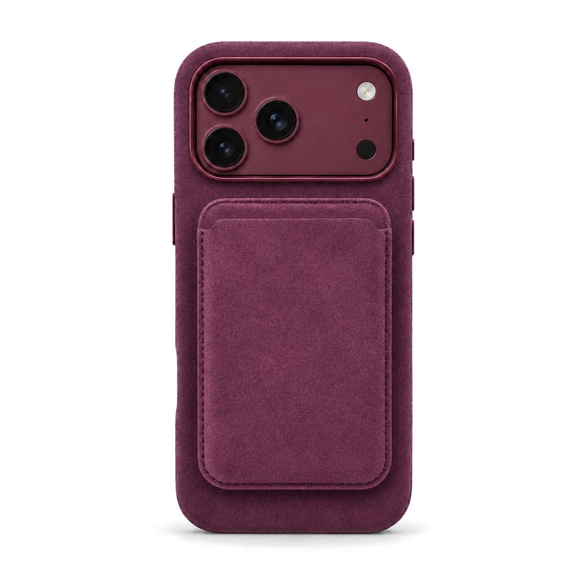 Case and wallet, one shade · Burgundy